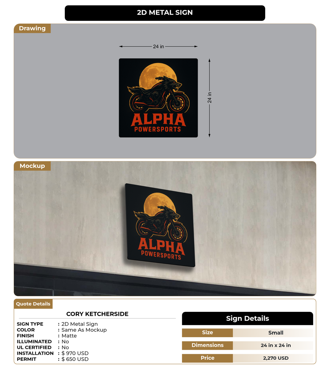 CUSTOM MOCKUP SIGN FOR Cory Ketcherside