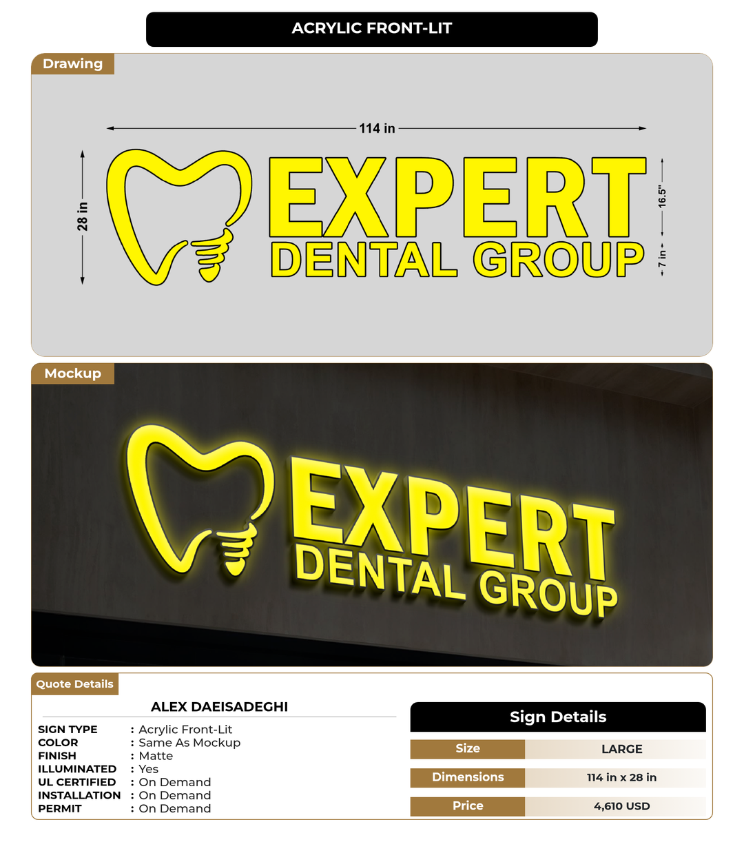 CUSTOM MOCKUP SIGN FOR Alex Daeisadeghi