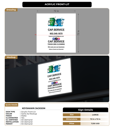 CUSTOM MOCKUP SIGN FOR Keyshawn Jackson