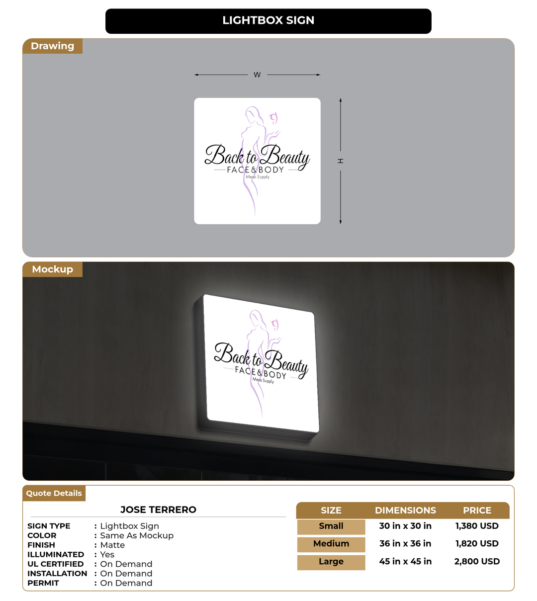 CUSTOM MOCKUP SIGN FOR Jose Terrero