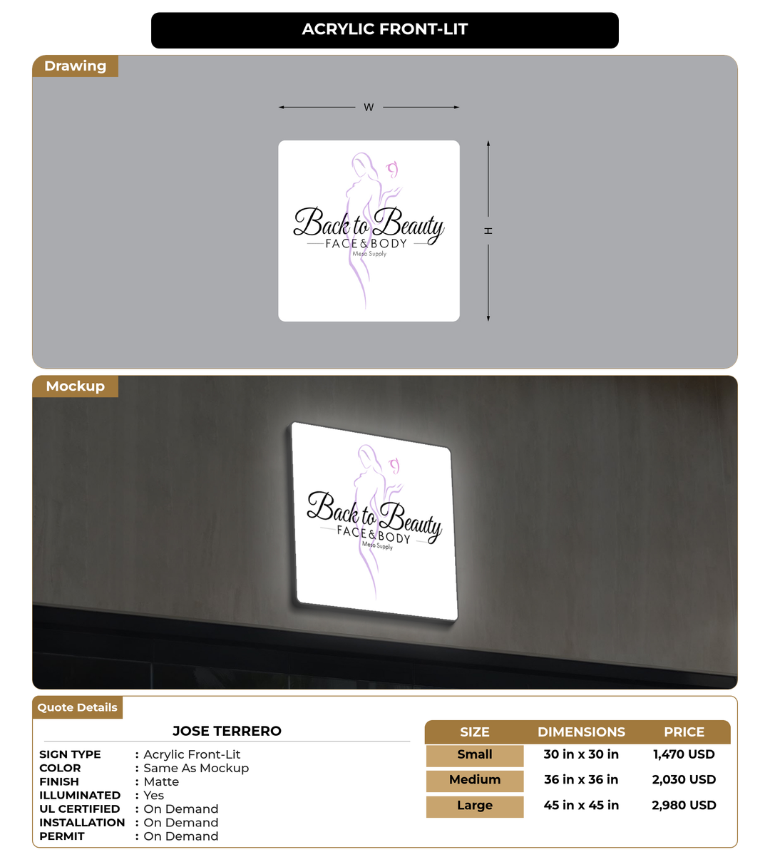 CUSTOM MOCKUP SIGN FOR Jose Terrero