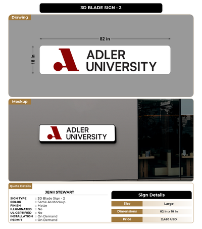 CUSTOM MOCKUP SIGN FOR Jenii Stewart