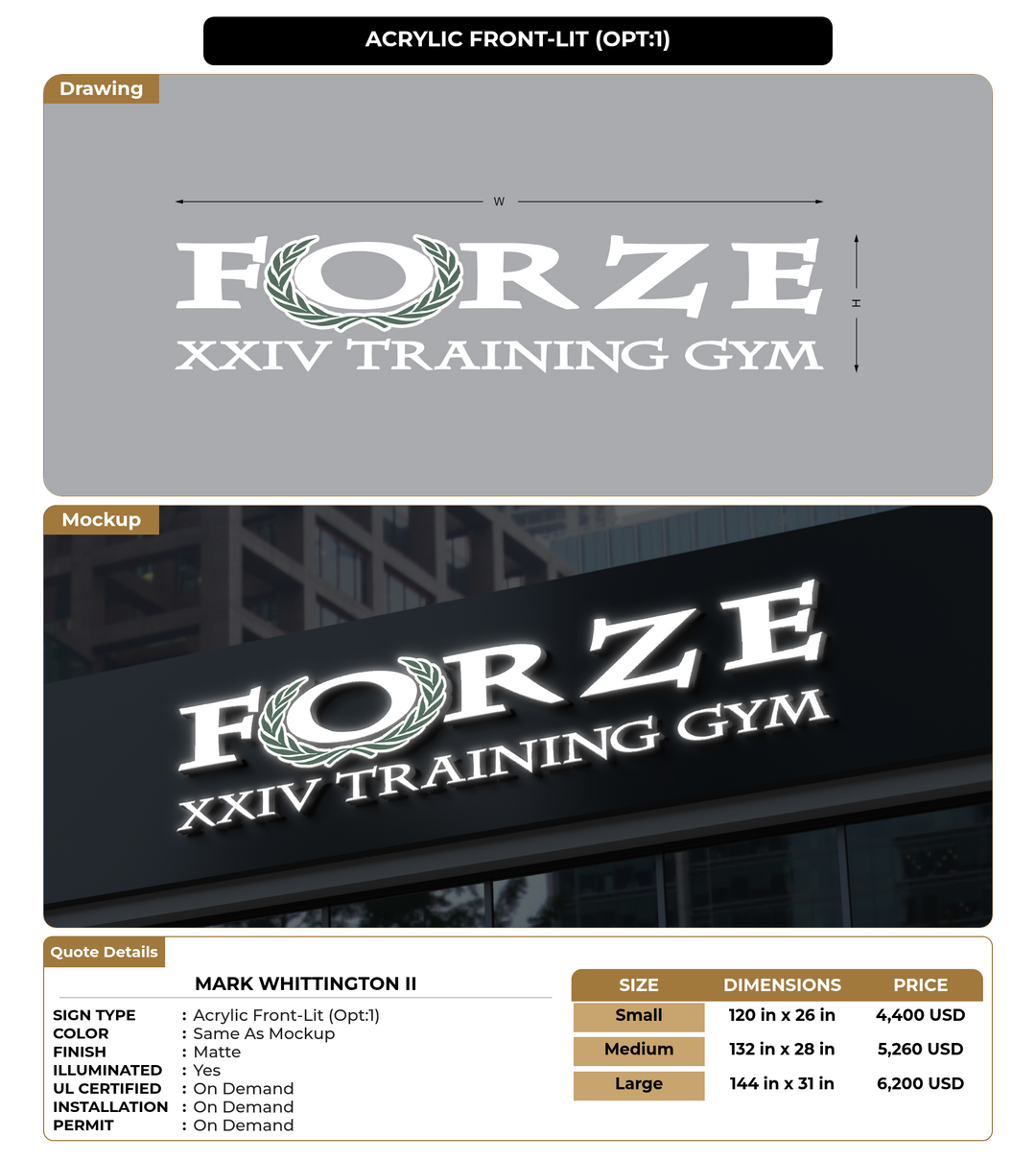 CUSTOM MOCKUP SIGN FOR Mark Whittington II