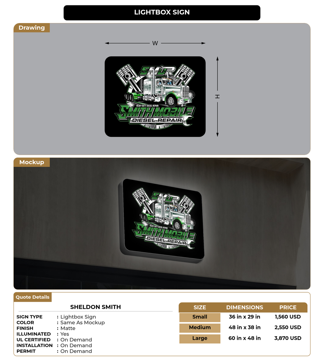 CUSTOM MOCKUP SIGN FOR Sheldon Smith