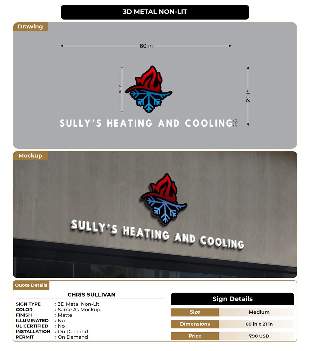 CUSTOM MOCKUP SIGN FOR Chris Sullivan