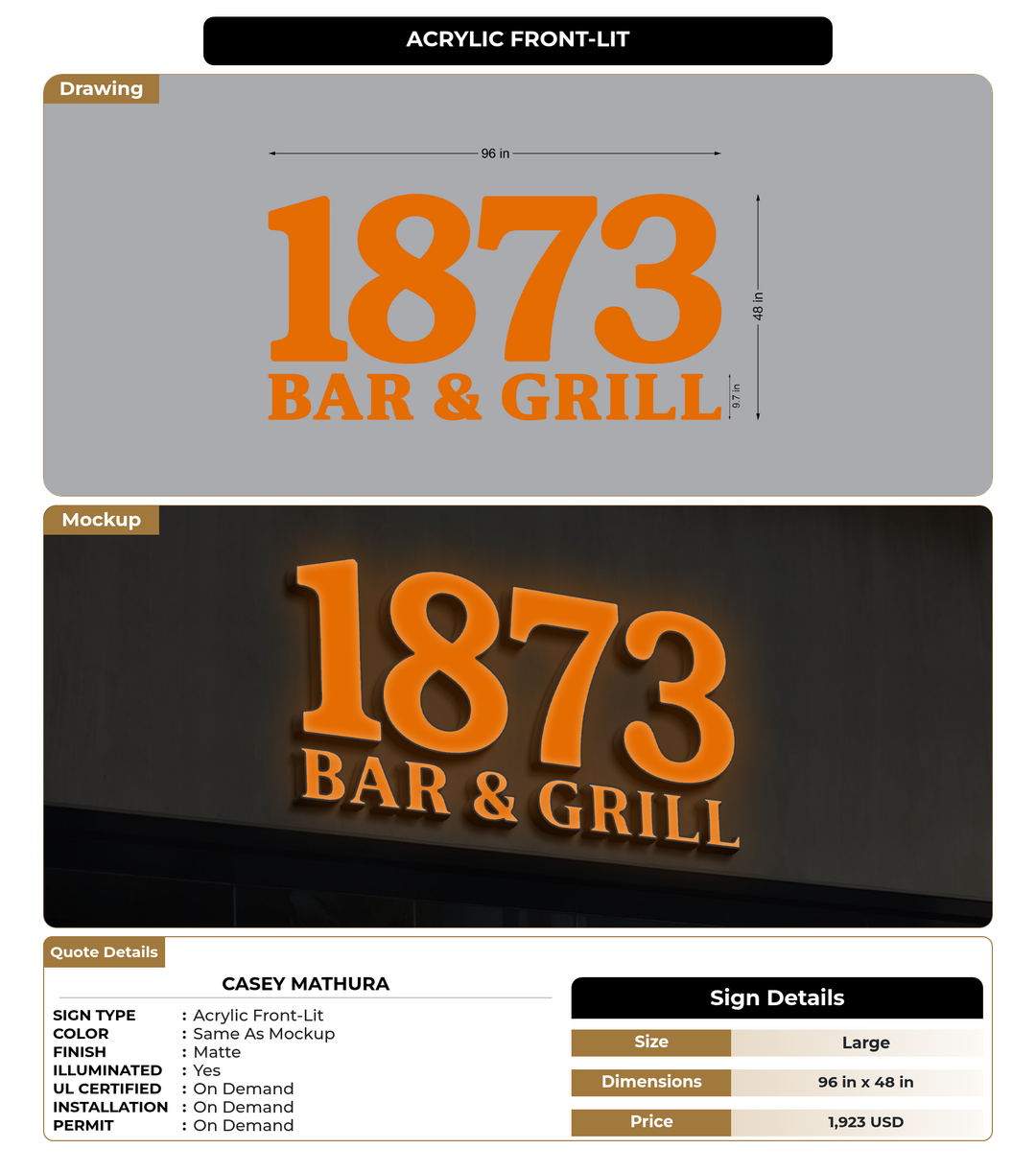 30% Upfront Payment Link For Casey Mathura