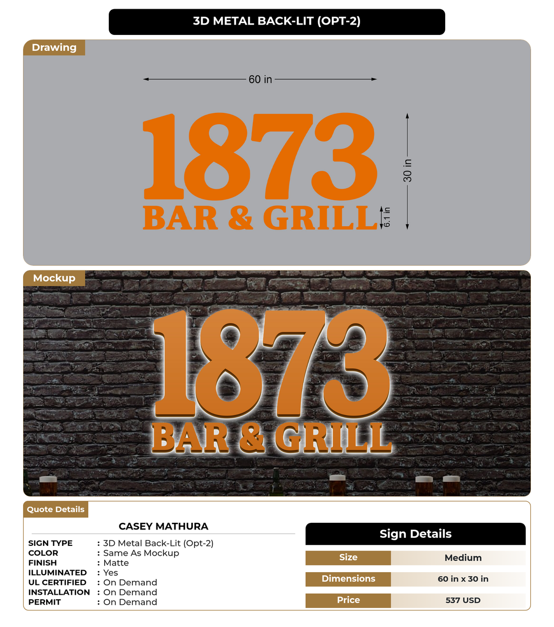 30% Upfront Payment Link For Casey Mathura
