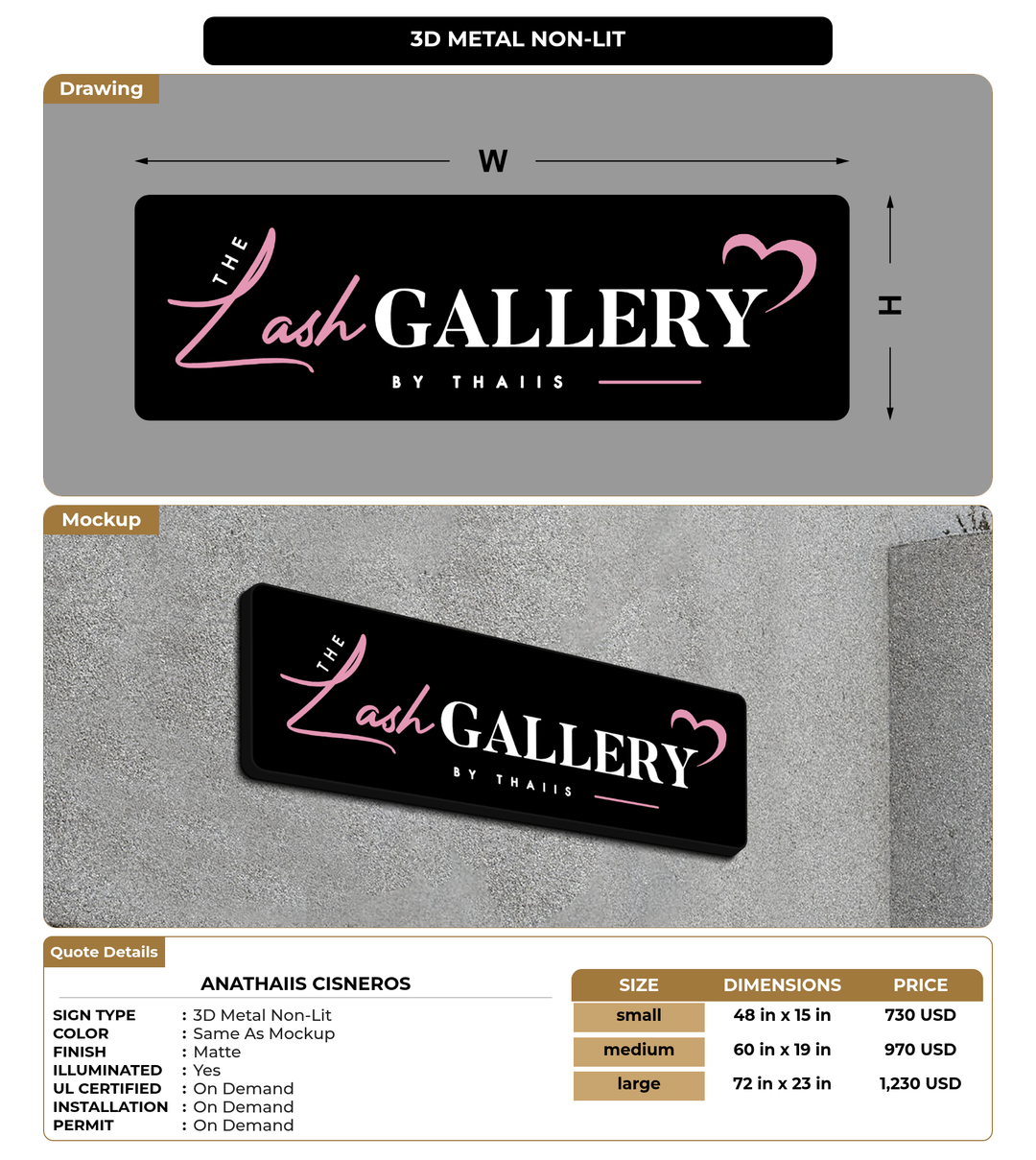 CUSTOM MOCKUP SIGN FOR Anathaiis Cisneros