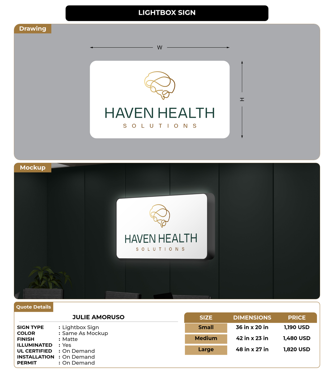 CUSTOM MOCKUP SIGN FOR Julie amoruso