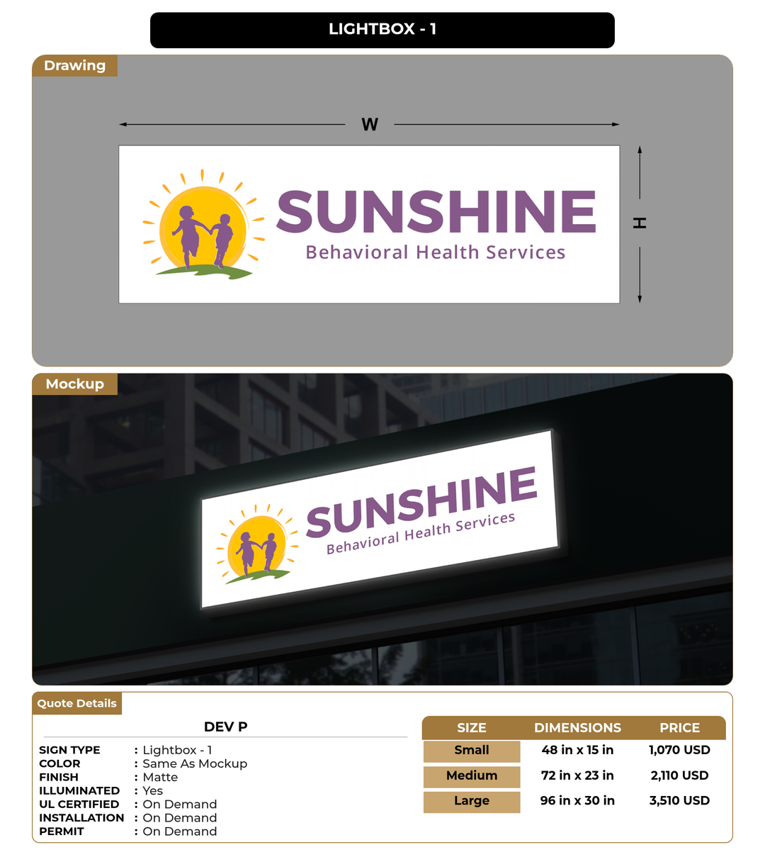 CUSTOM MOCKUP SIGN FOR Dev P