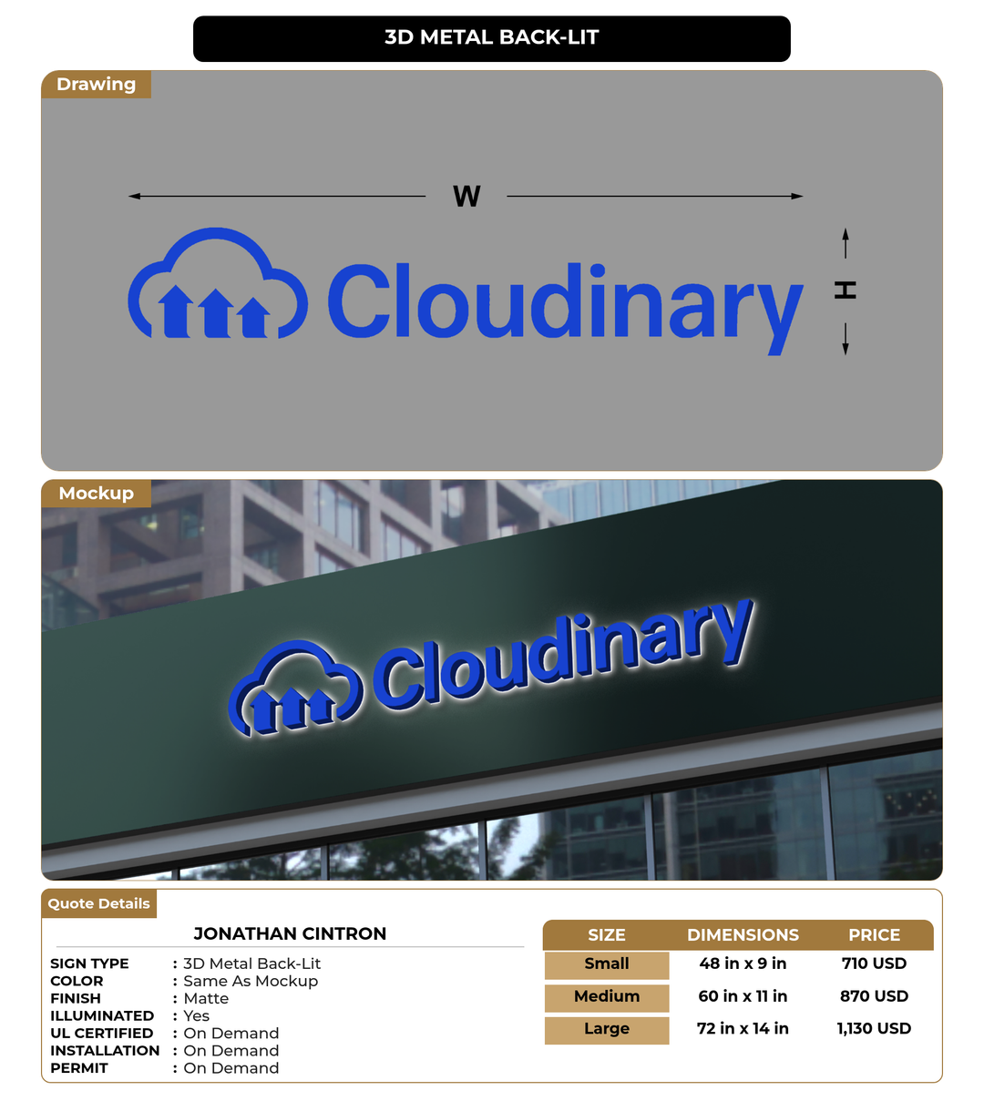CUSTOM MOCKUP SIGN FOR Jonathan cintron