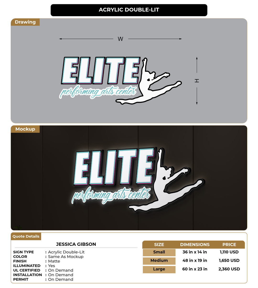 CUSTOM MOCKUP SIGN FOR Jessica Gibson