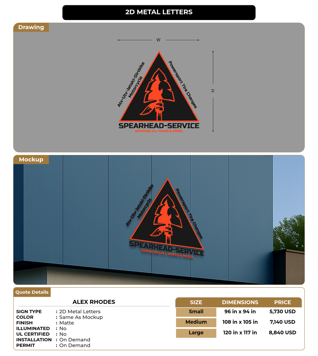 CUSTOM MOCKUP SIGN FOR Alex Rhodes