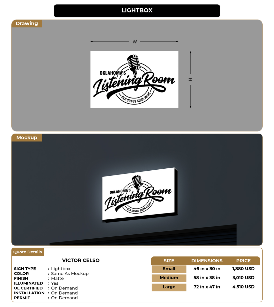 CUSTOM MOCKUP SIGN FOR Victor Celso
