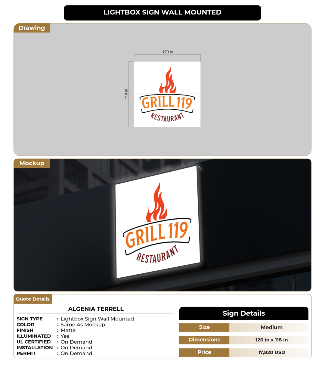 CUSTOM MOCKUP SIGN FOR Algenia Terrell