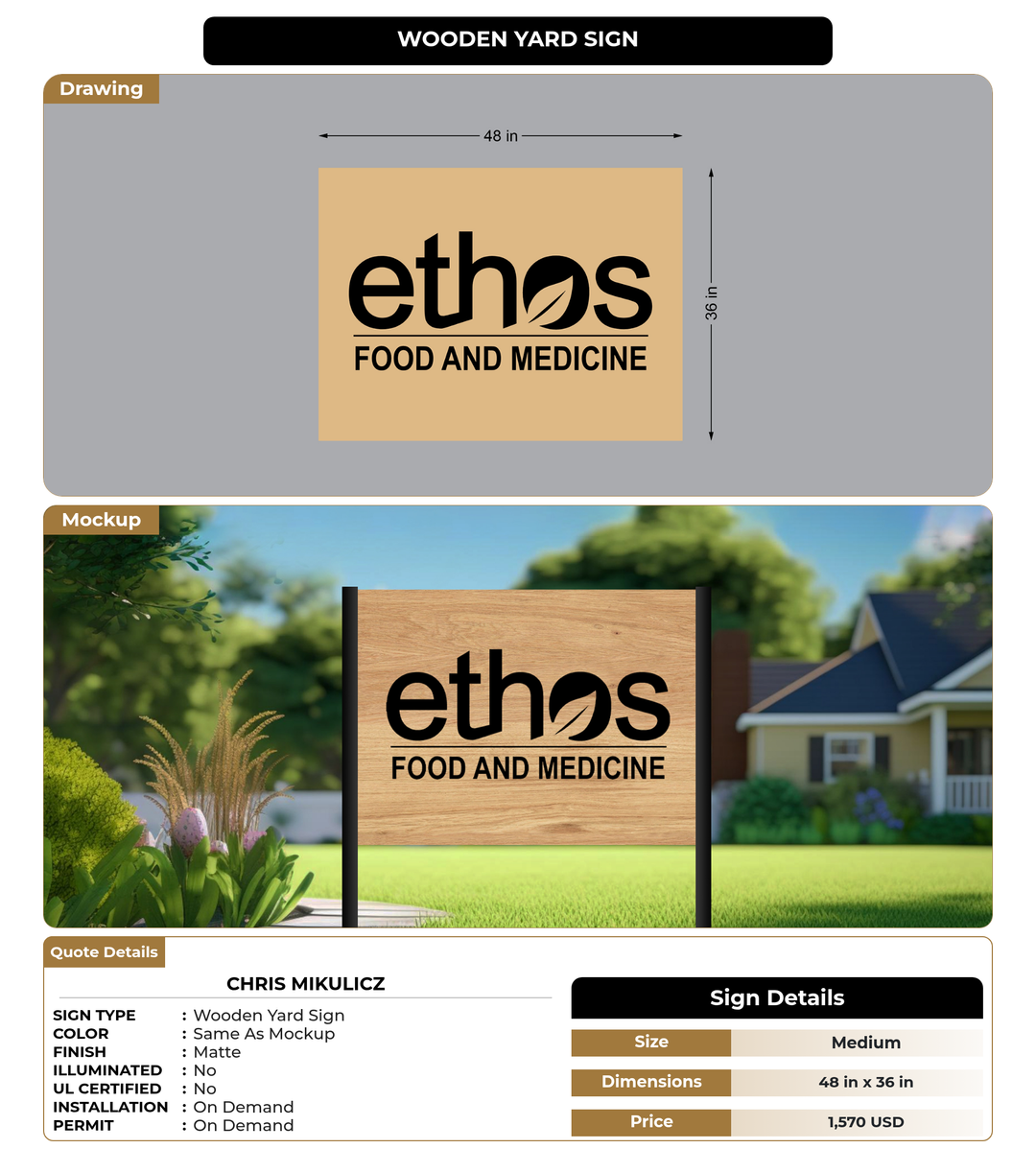 CUSTOM MOCKUP SIGN FOR Chris Mikulicz