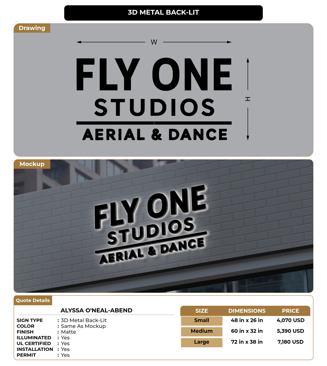 CUSTOM MOCKUP SIGN FOR Alyssa O&