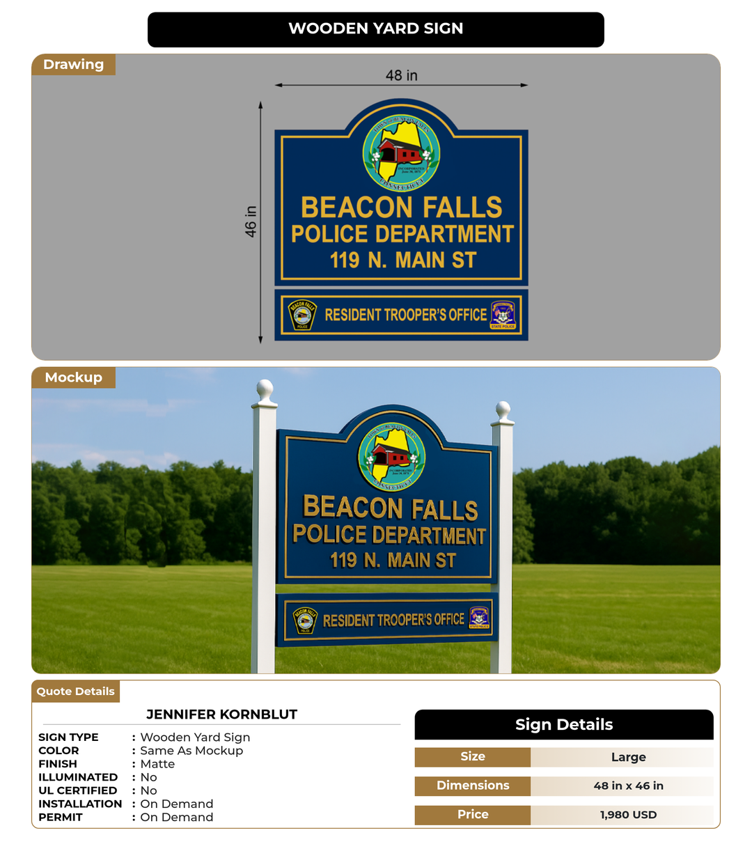 CUSTOM MOCKUP SIGN FOR Jennifer Kornblut