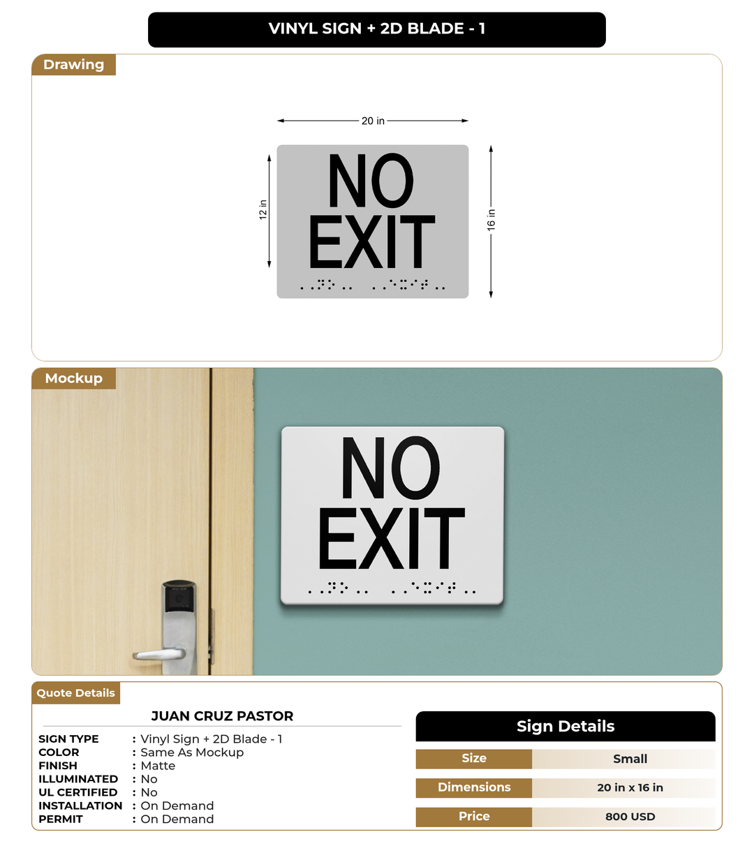 CUSTOM MOCKUP SIGN FOR Juan Cruz Pastor