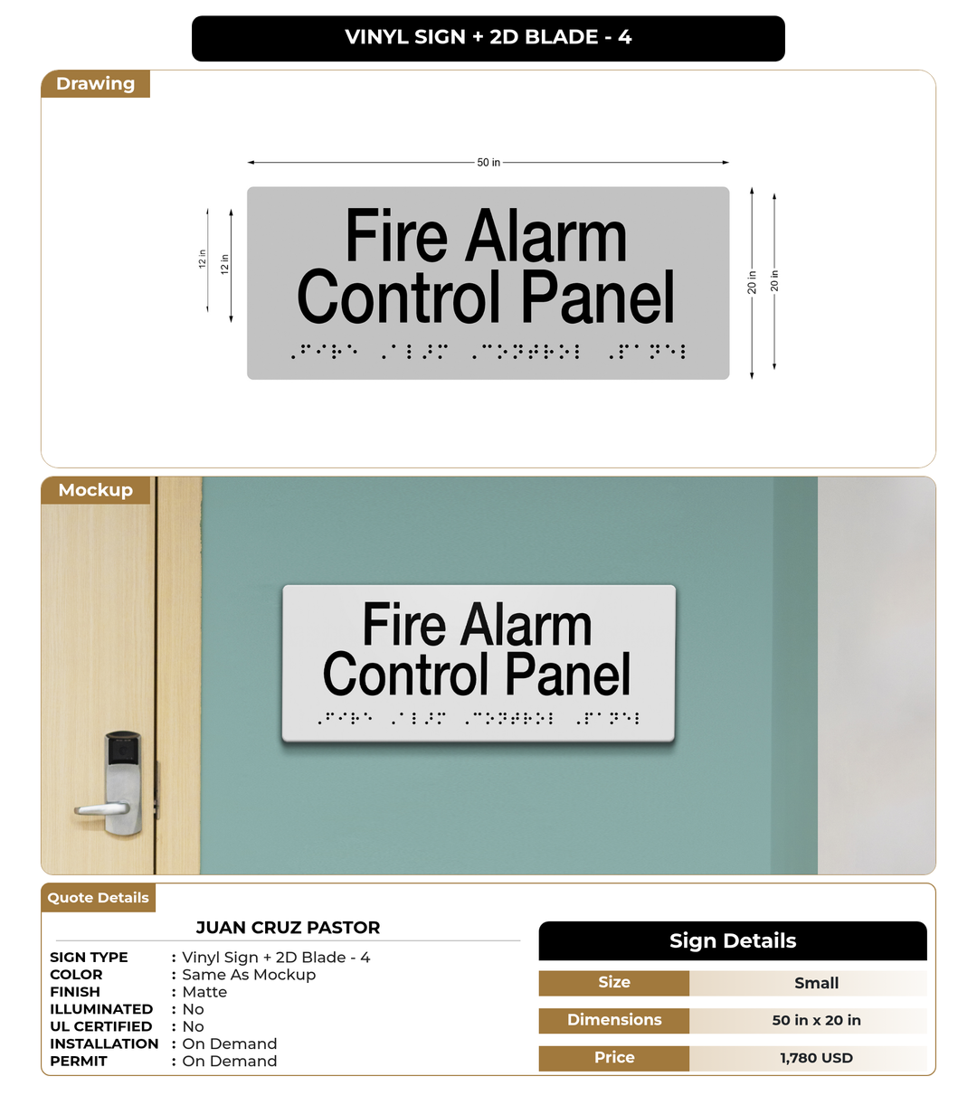 CUSTOM MOCKUP SIGN FOR Juan Cruz Pastor