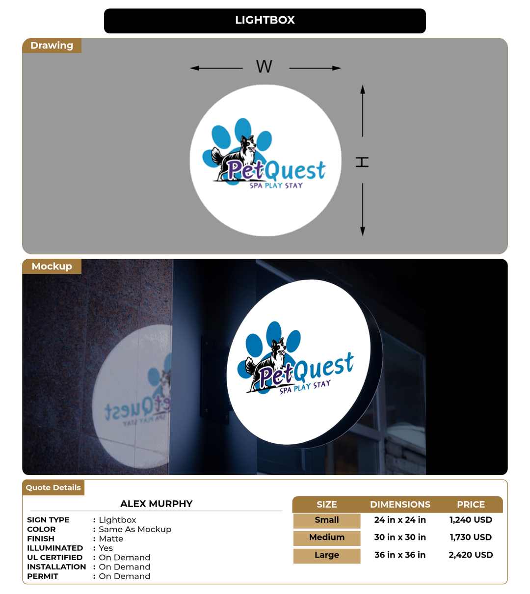 CUSTOM MOCKUP SIGN FOR Alex Murphy