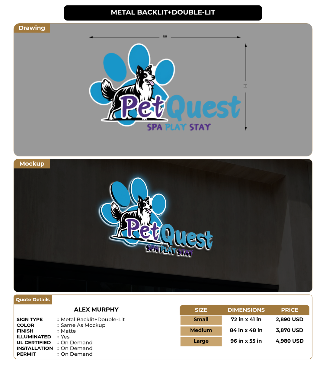 CUSTOM MOCKUP SIGN FOR Alex Murphy