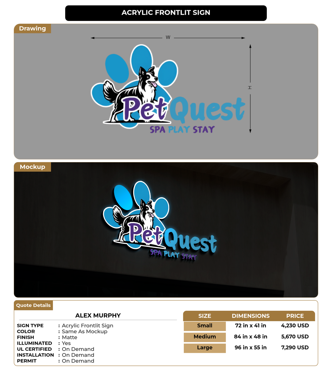 CUSTOM MOCKUP SIGN FOR Alex Murphy