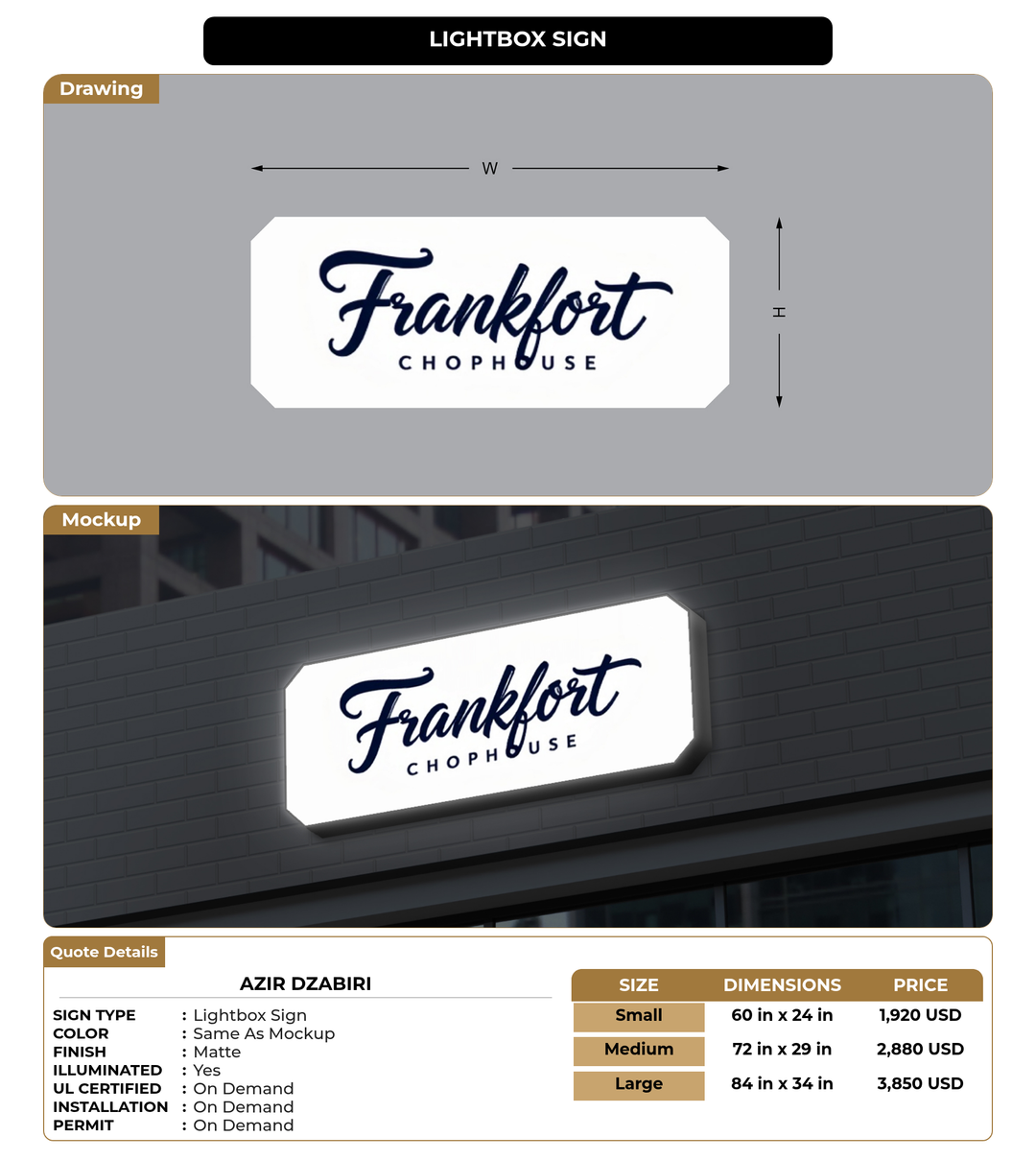 CUSTOM MOCKUP SIGN FOR Azir Dzabiri