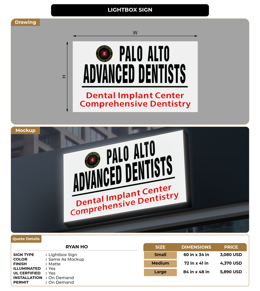 CUSTOM MOCKUP SIGN FOR Ryan Ho