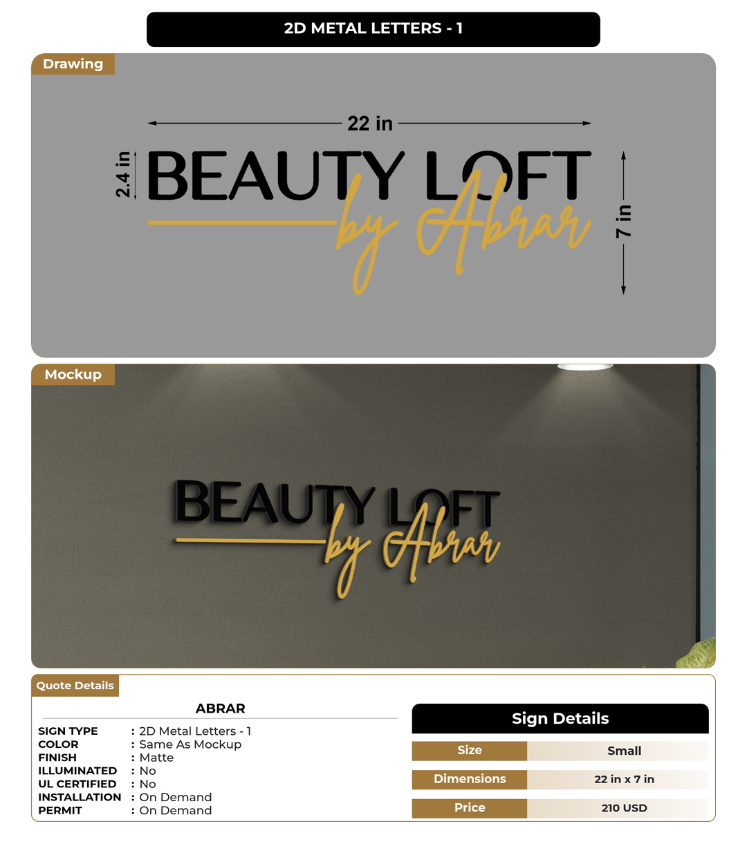 CUSTOM MOCKUP SIGN FOR Abrar
