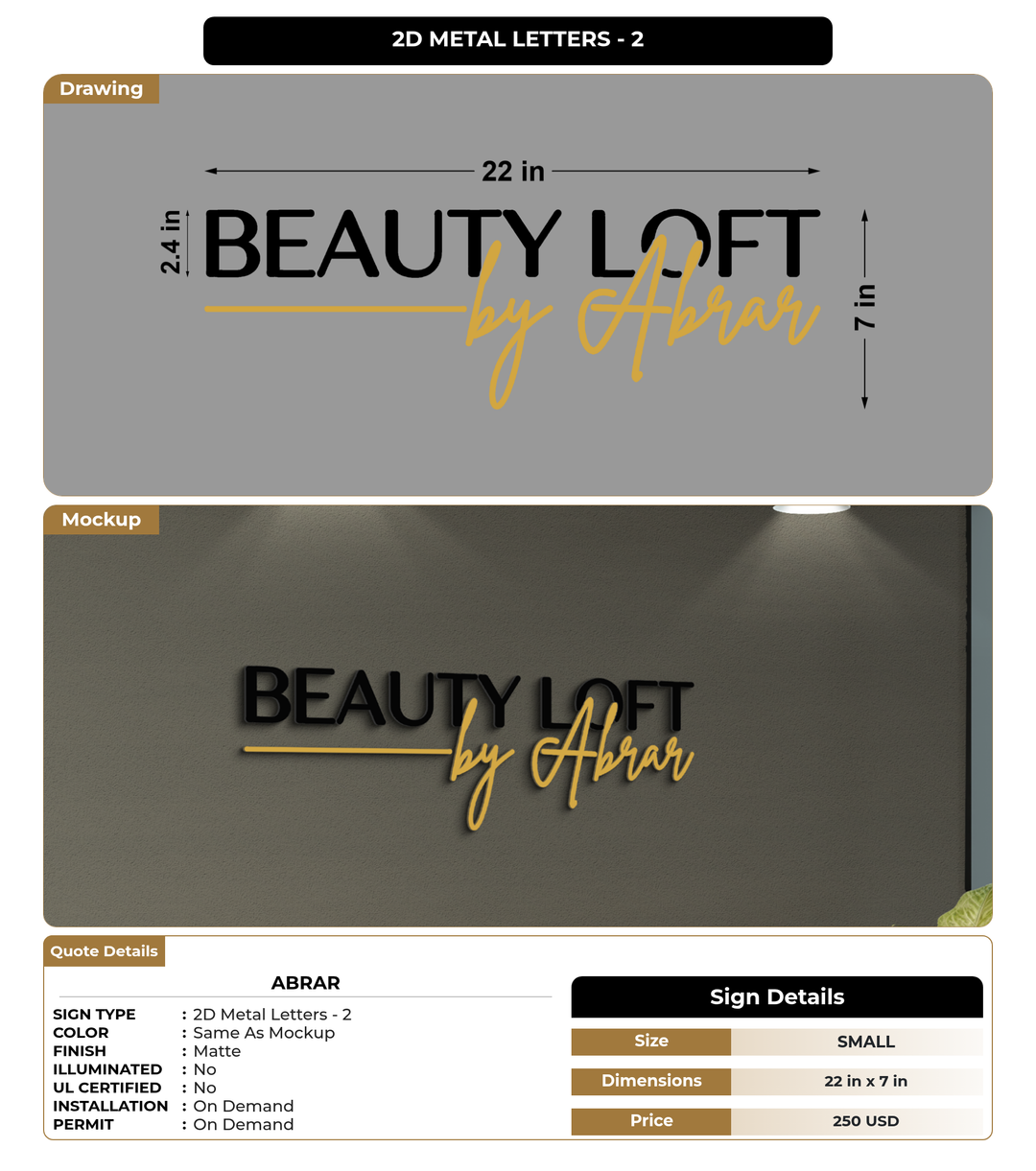 CUSTOM MOCKUP SIGN FOR Abrar