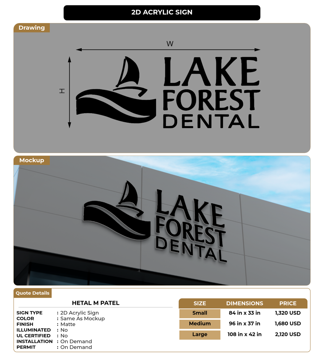 CUSTOM MOCKUP SIGN FOR HETAL M PATEL