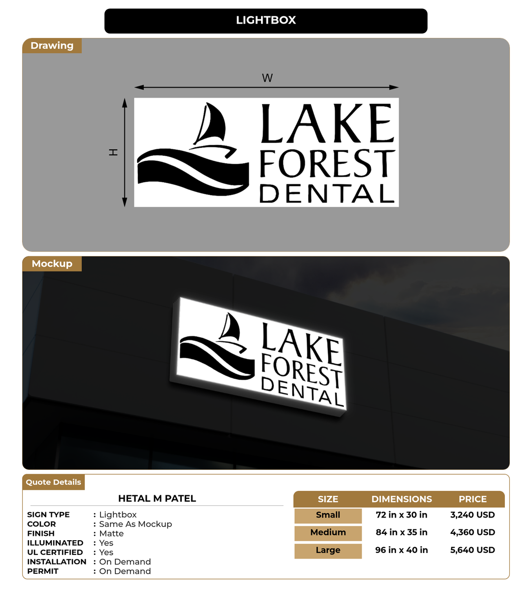 CUSTOM MOCKUP SIGN FOR HETAL M PATEL