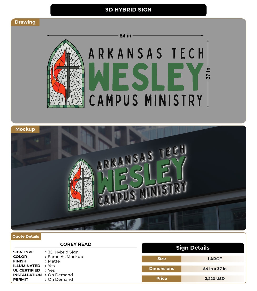 CUSTOM MOCKUP SIGN FOR Corey Read