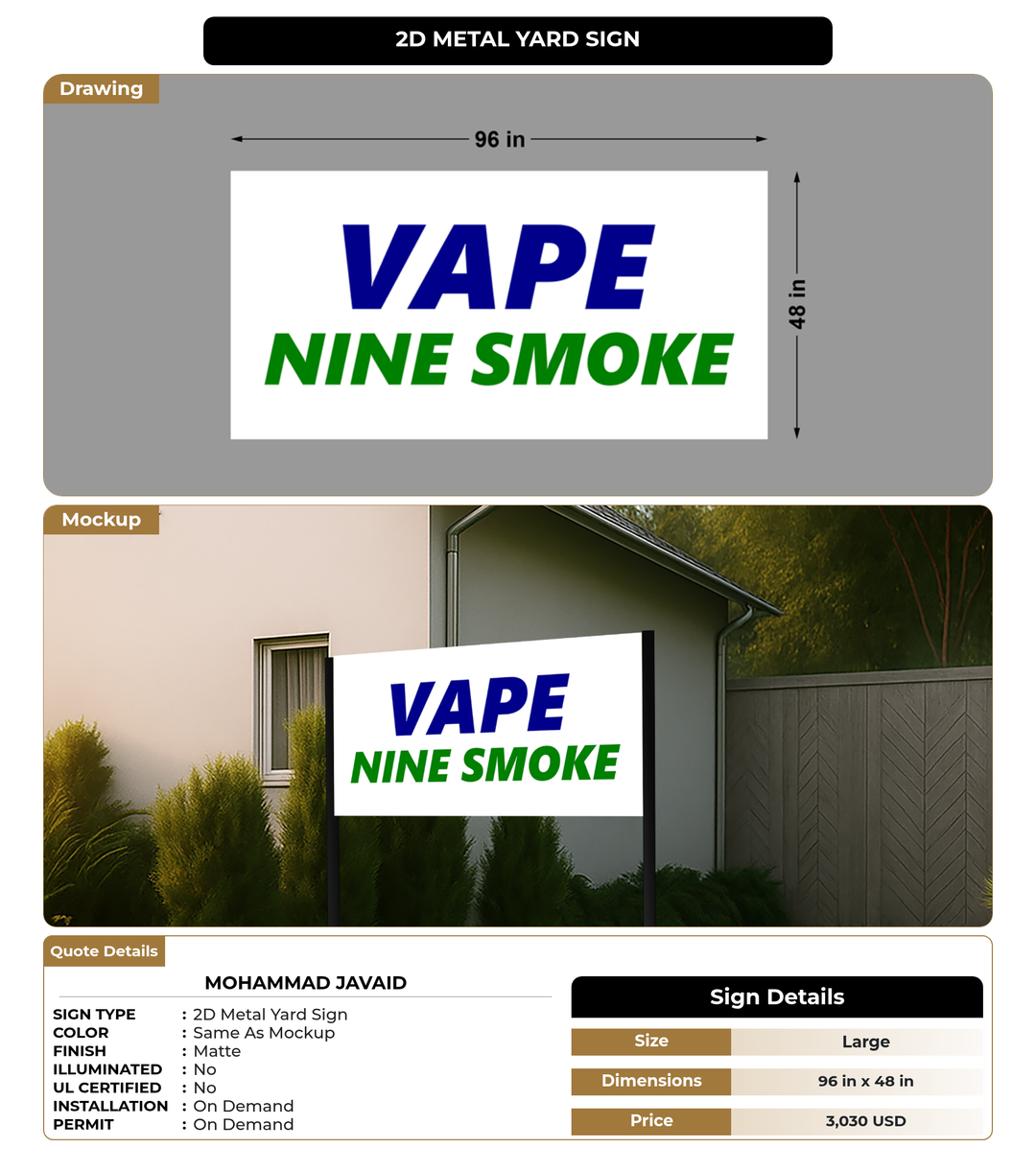 CUSTOM MOCKUP SIGN FOR Mohammad Javaid