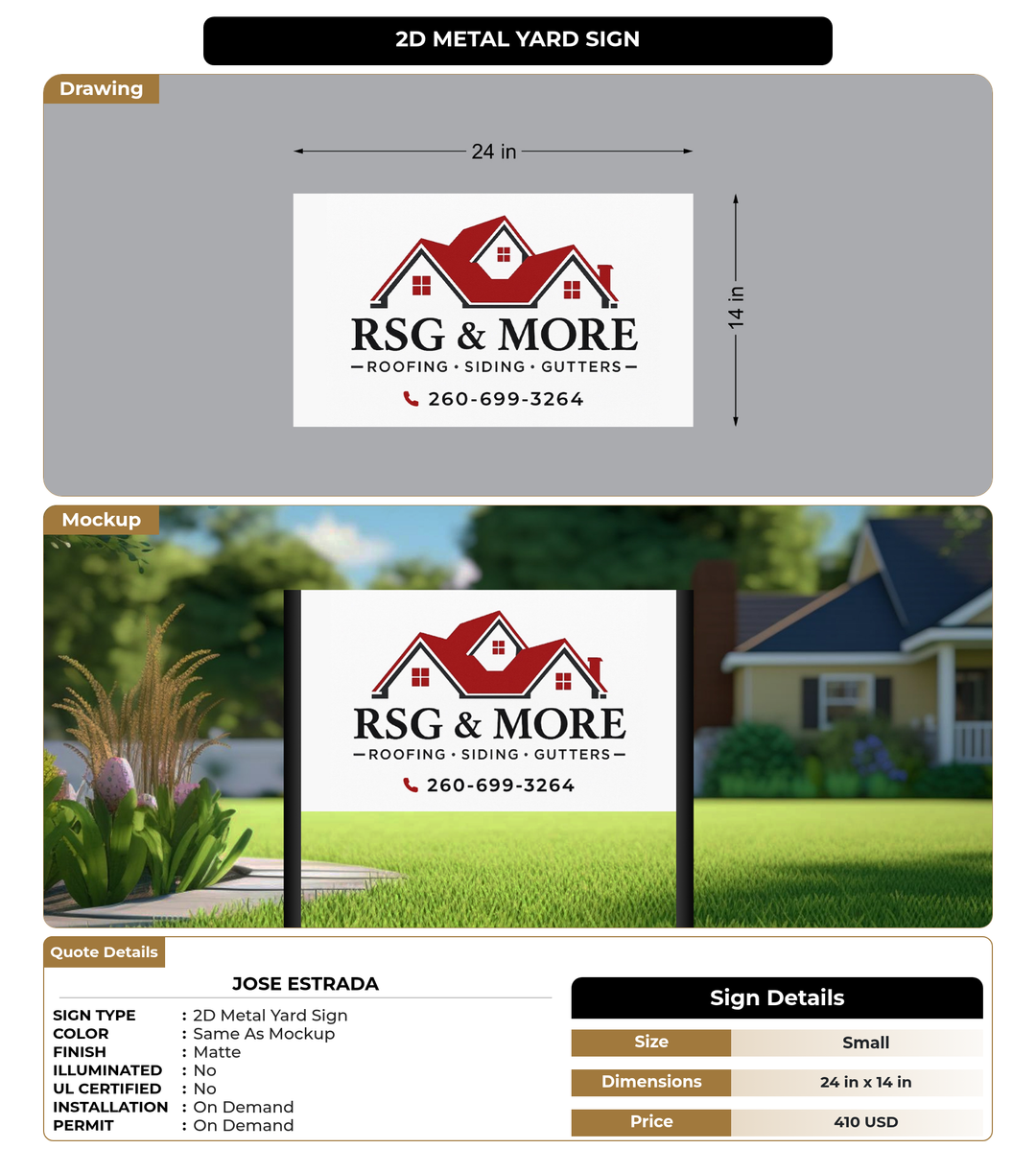 CUSTOM MOCKUP SIGN FOR Jose Estrada