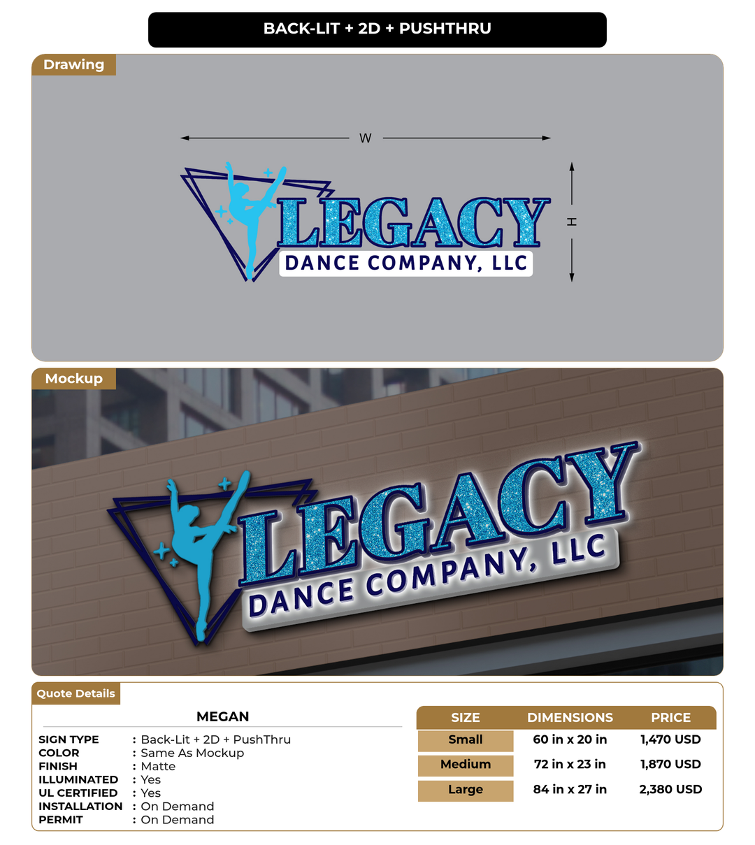 CUSTOM MOCKUP SIGN FOR Megan