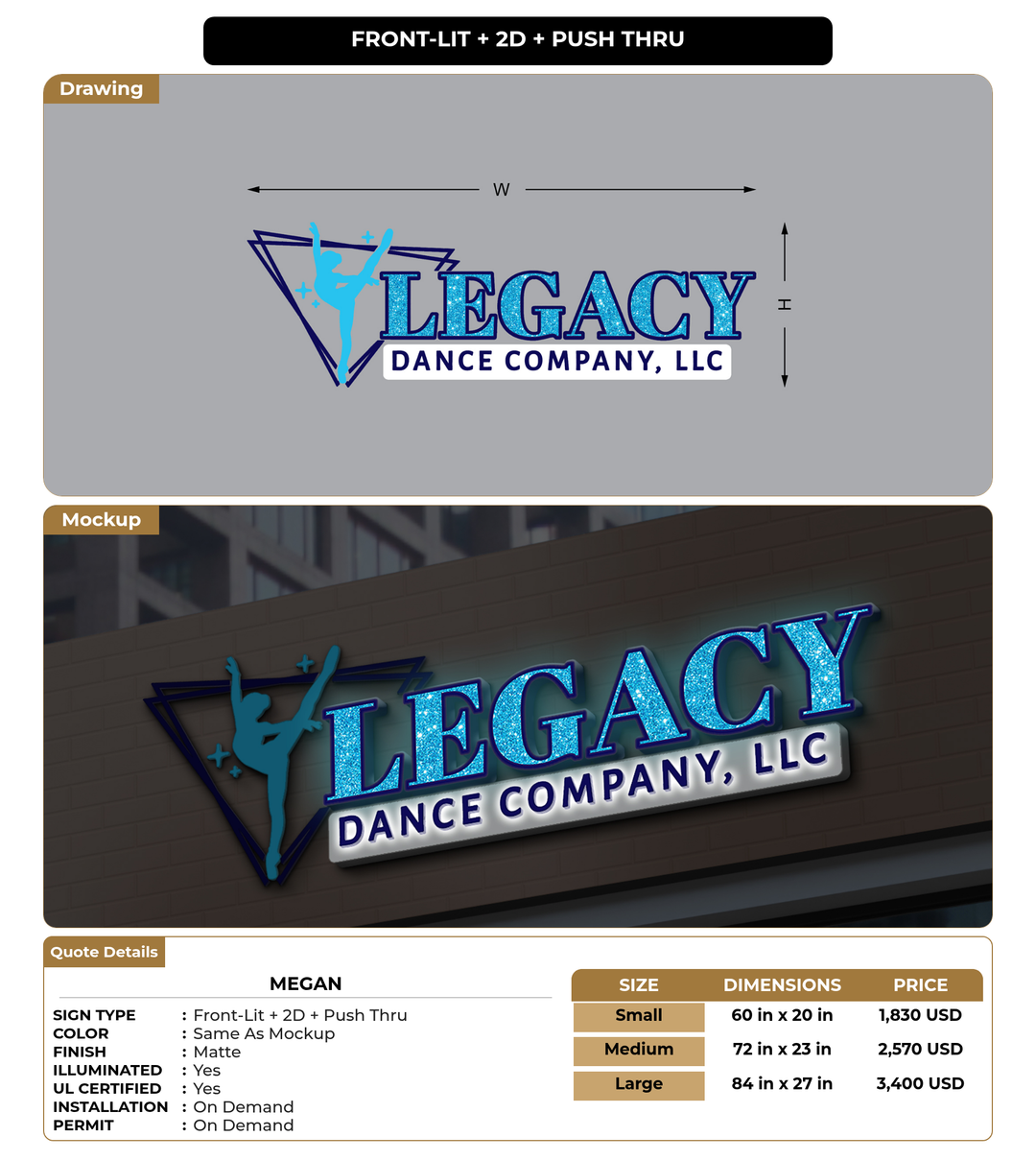 CUSTOM MOCKUP SIGN FOR Megan