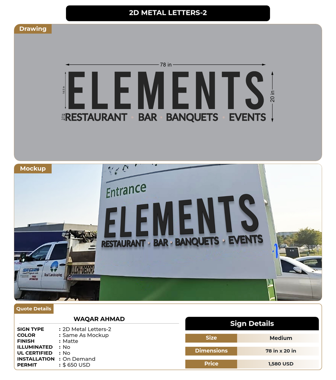 CUSTOM MOCKUP SIGN FOR WAQAR AHMAD
