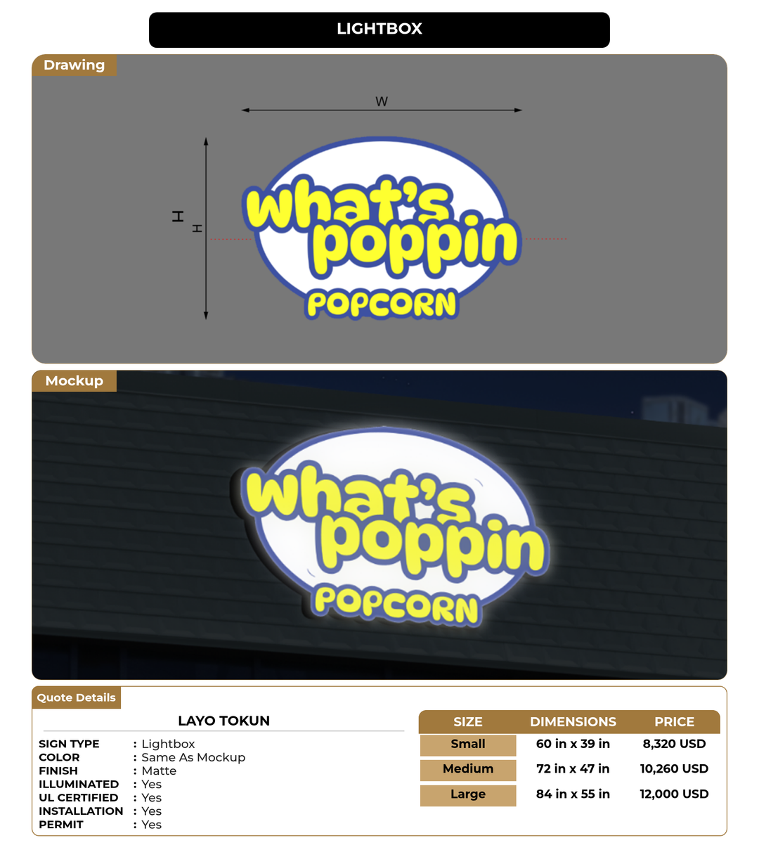 CUSTOM MOCKUP SIGN FOR Layo Tokun