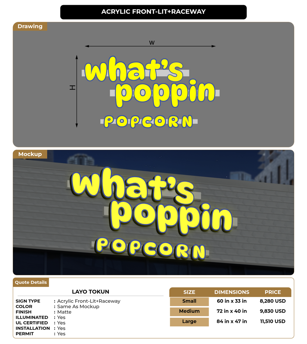 CUSTOM MOCKUP SIGN FOR Layo Tokun