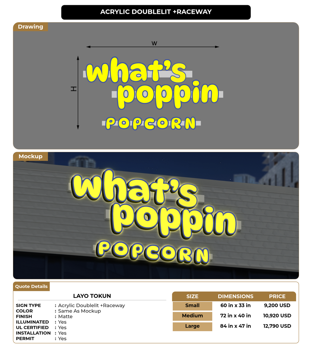 CUSTOM MOCKUP SIGN FOR Layo Tokun