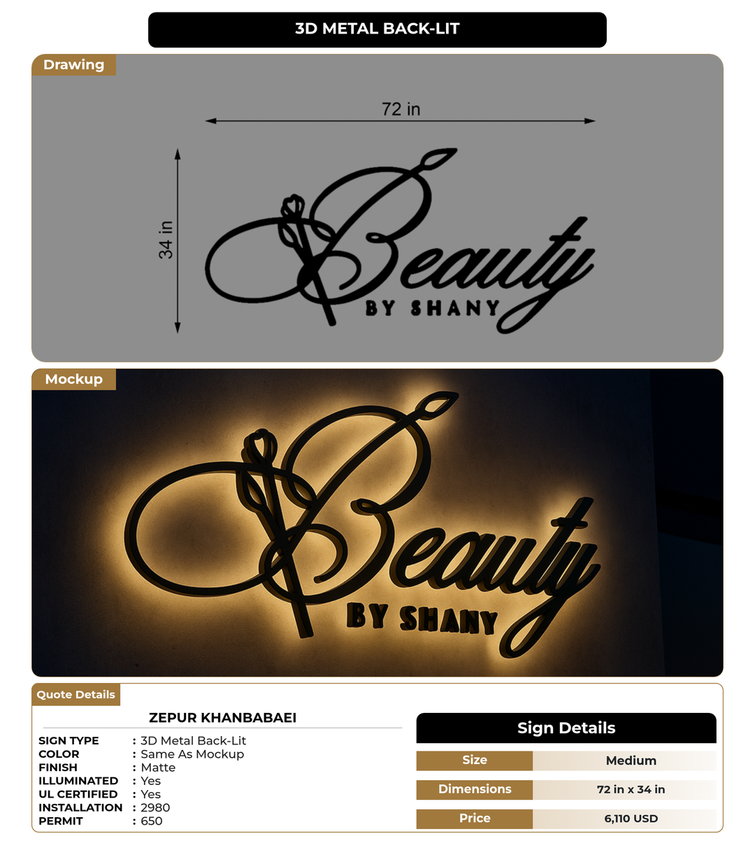 CUSTOM MOCKUP SIGN FOR Zepur Khanbabaei