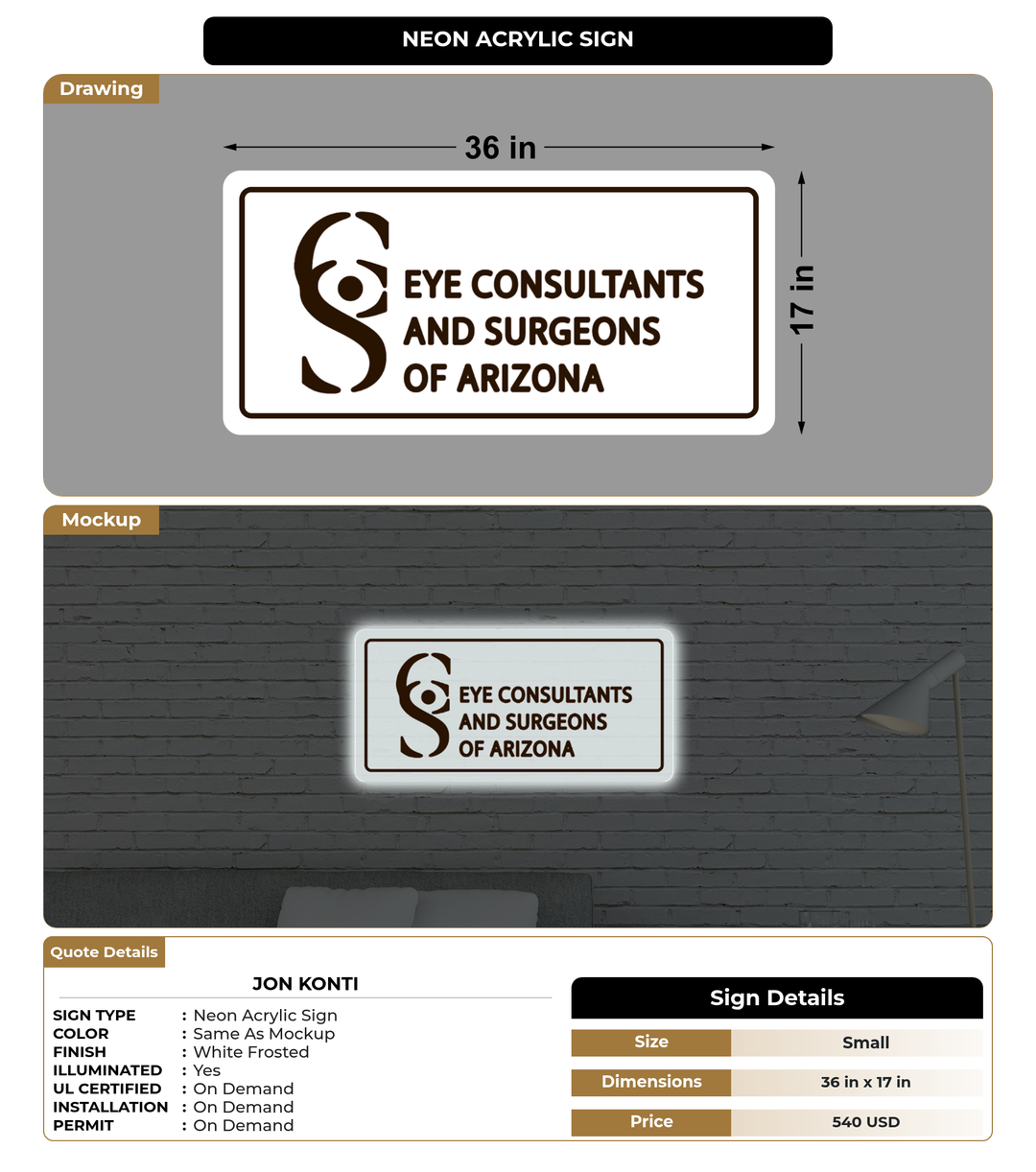 CUSTOM MOCKUP SIGN FOR Jon konti