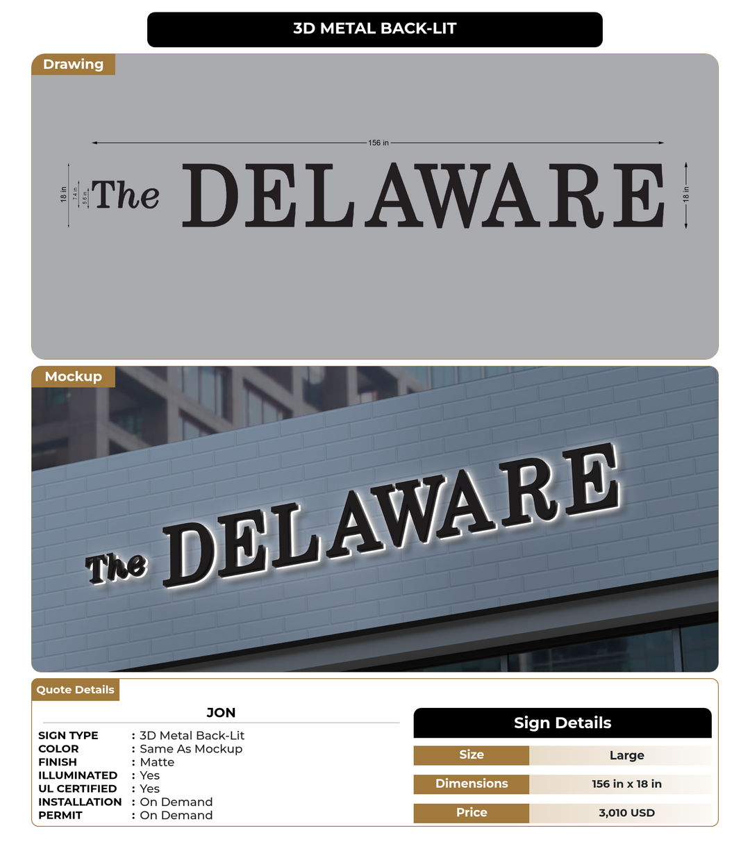 CUSTOM MOCKUP SIGN FOR Jon