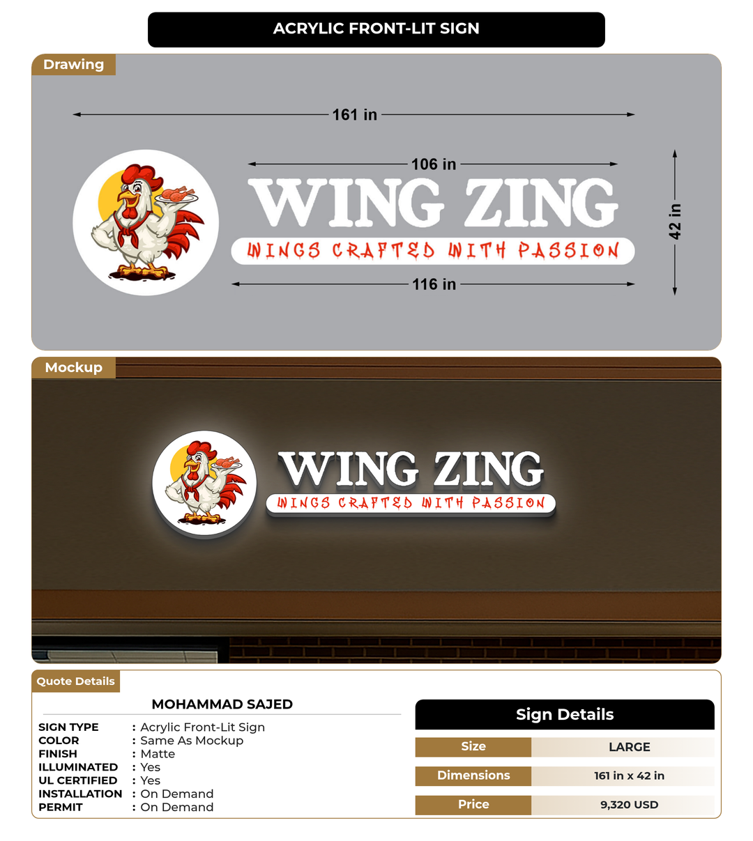 CUSTOM MOCKUP SIGN FOR Mohammad Sajed