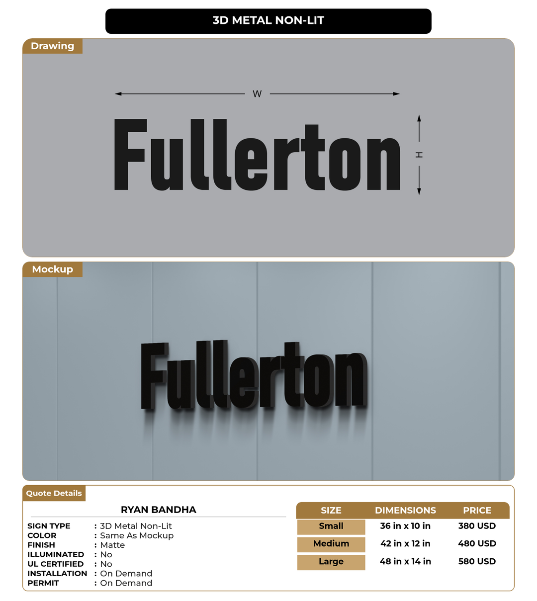 CUSTOM MOCKUP SIGN FOR Ryan Bandha