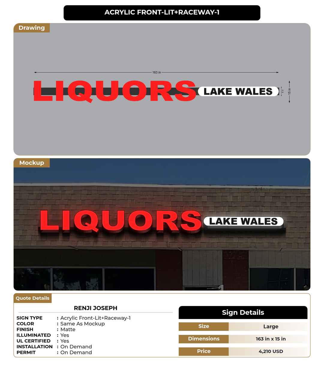 CUSTOM MOCKUP SIGN FOR Renji Joseph