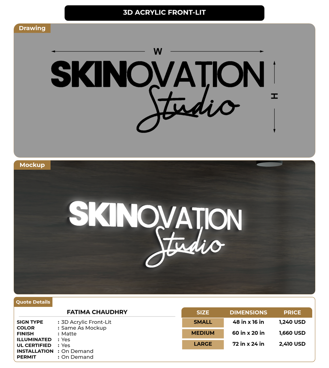 CUSTOM MOCKUP SIGN FOR Fatima Chaudhry