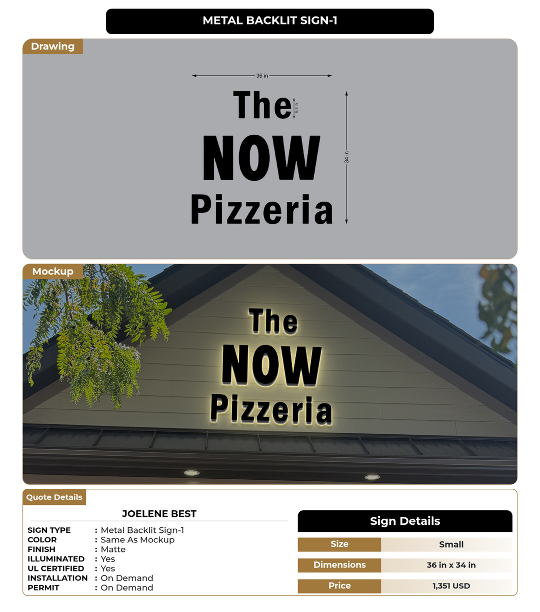 CUSTOM MOCKUP SIGN FOR Joelene Best